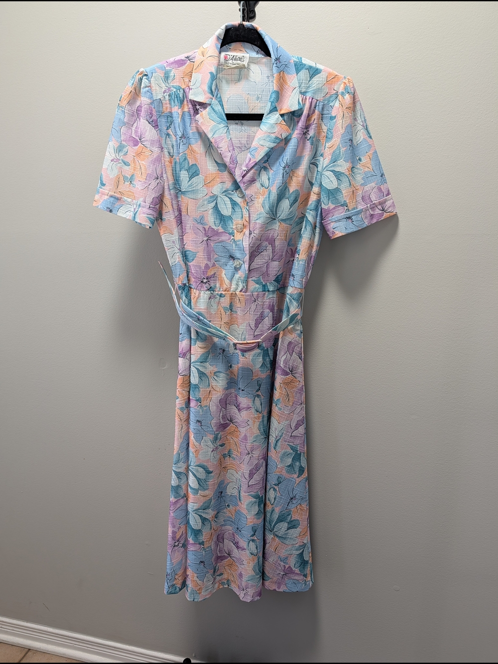 Vtg D'Allairds Shirt Dress